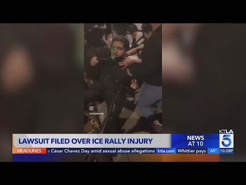 Lawsuit filed against LAPD after man said he was blinded by police projectile