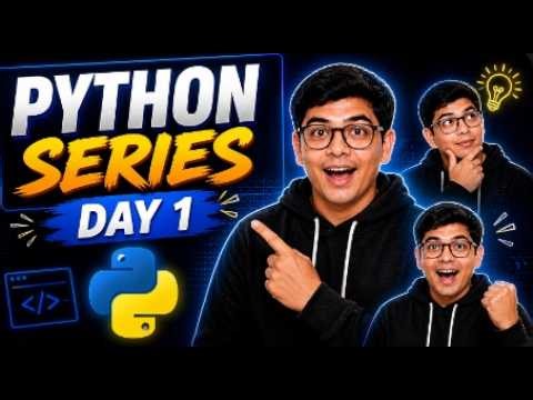 Python Tutorial Day 1 | Introduction to Python for Beginners 🔥 | Start Coding Today