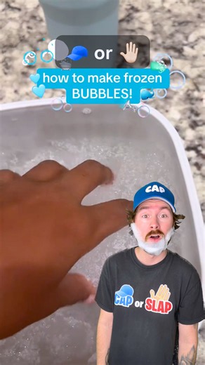 Homemade Snow From Bubbles 🫧❄️