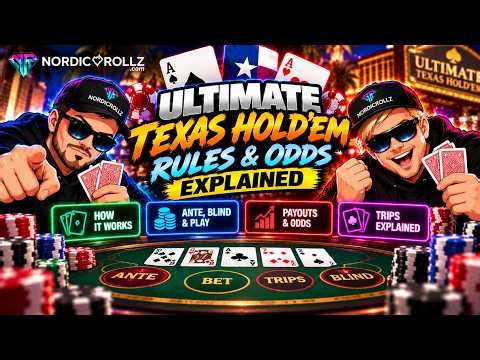 Ultimate Texas Hold’em Explained: When to Bet 4x, 2x or 1x
