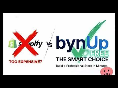 Create a Free Online Store in 5 minutes | bynUp demo.