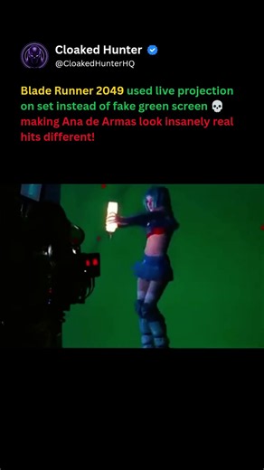 How Blade Runner 2049 Made Ana De Armas Look Like A Real Hologram 💀 #bladerunner2049 #anadearmas #s