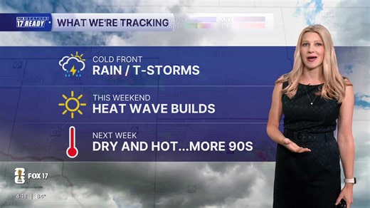 Thursday PM forecast: A few t-storms, heat builds this weekend
