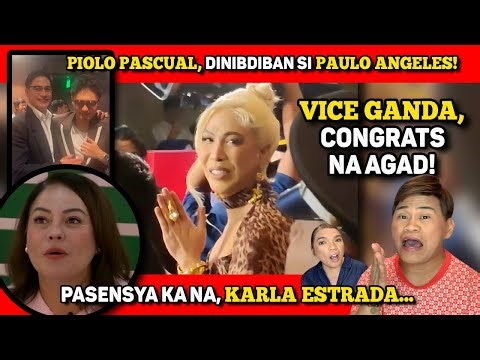 VICE GANDA, CONGRATS NA AGAD! 🔴 PIOLO, NANAKIT? 🔴 KARLA, PASENSYA NA....