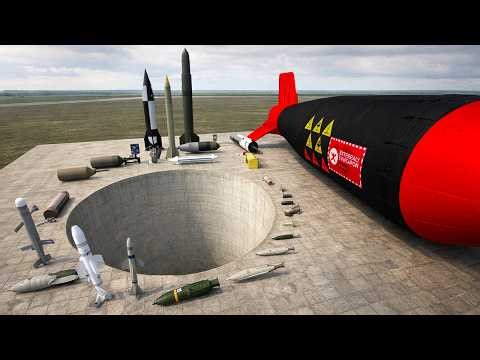 Garry's Mod Nuclear Bombs Experiment Into The Giant Pit 2026 BOOM!
