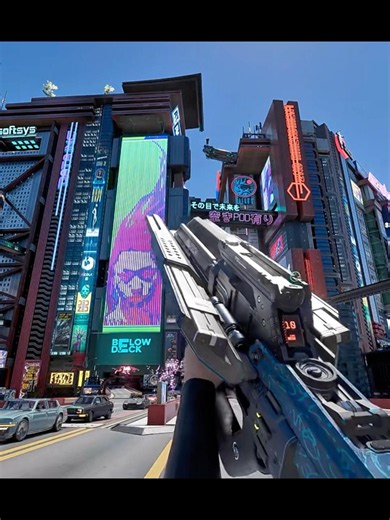 Most detailed weapon inspection in cyberpunk 2077 #cyberpunk2077 #cyberpunk #gaming #games