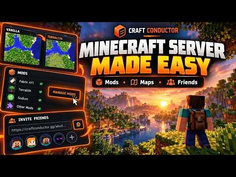 Minecraft Server Hosting Made Easy! | Craft Conductor Feature Tour