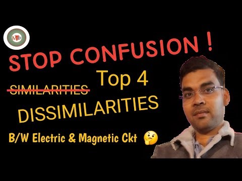 Stop Confusing Them!❌️❌️ 4 Major Differences Between Magnetic & Electrical Circuits Explained💯💯