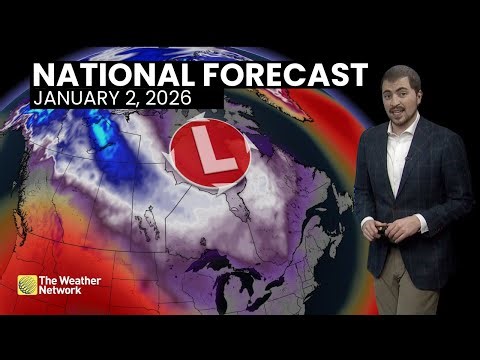 Canada's National Forecast - January 2, 2025 | #weatheram