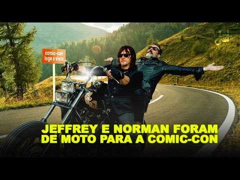 JEFFREY e NORMAN foram de MOTO pra COMIC-CON | Conan