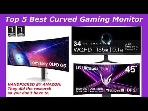 Top 5 Best Curved Gaming Monitor in 2026! Reviews & Buying Guide!