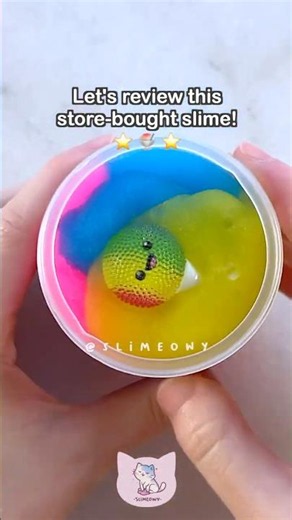 Reviewing a SlimyGloop rainbow icee slime from Five Below + ASMR 🌈