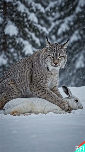 The Lynx That Vanished Into the Blizzard: A Harsh Winter Survival Story