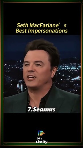 Seth MacFarlane’s Best Impersonation!! #sethmacfarlane #ranking #impersonation