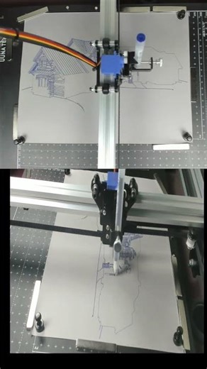 Watch Precision: Machine Draws Complete Luxury House Plan #timelapse #craftsmanship