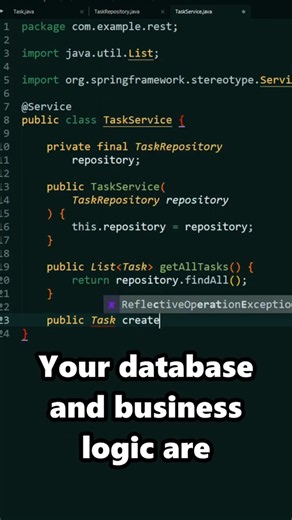 Spring Boot Repository & Service Layer (Build a Spring Boot REST API in 60 Seconds! Part 2)