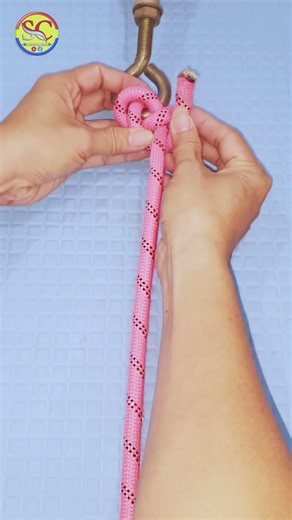 Knot rope tip diy at home 💡 Useful knot idea for you ep57