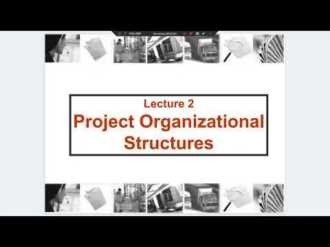 IT PROJECT MANAGEMENT LECTURE 2 : PROJECT ORGANIZATION STRUCTURES