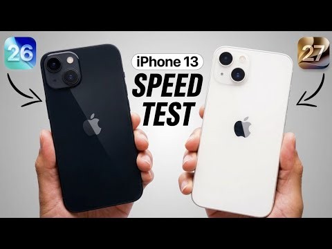 iOS 27 vs iOS 26 (Speed Test) on iPhone 13