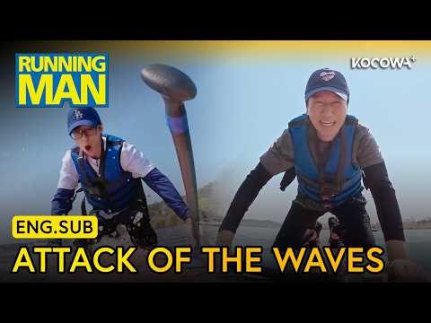 Pirates Attack the Paddleboarders! | Running Man EP800 | KOCOWA+