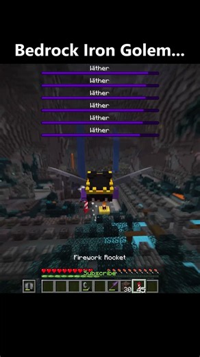 Java Vs Bedrock Iron Golem #usa