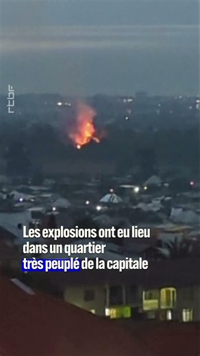 Au Burundi, un stock de munitions explose et crée la panique - #rtbf #shorts