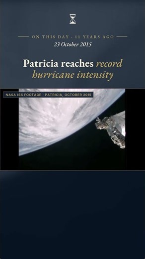 Hurricane Patricia Reaches Peak Intensity | 23 October 2015