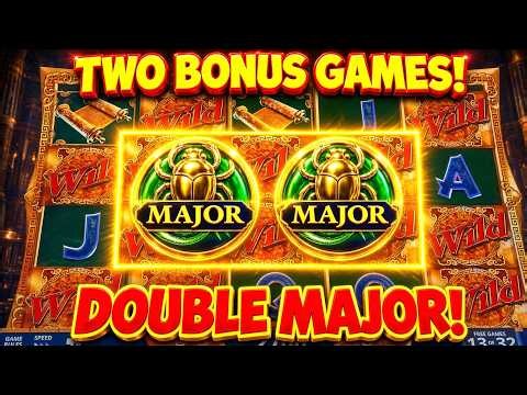 ★Dragon Lights★ DOUBLE MAJOR PROGRESSIVE Free Games WIN! ★Two in One Session on IGT Slot Machine!