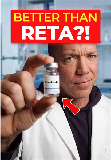 Retatrutide might have some competition. 👀💉 Eli Lilly's eloralintide tirzepatide combo delivered 23% weight loss in under a year in an early diabetes trial. That's a HUGE number. But up to 27% of participants in one group quit because of side effects. 😳 More weight loss doesn't always mean a better drug. Is retatrutide already old news? Not so fast. #weightloss #doctorsoftiktok #factsyoudidntknow