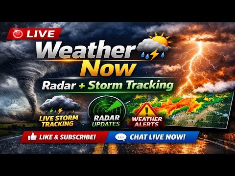 🔴 LIVE Weather Now 🌦️ | Radar + Storm Tracking