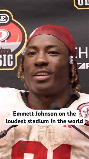 Emmett already has experience at the loudest stadium in the world 🏟️