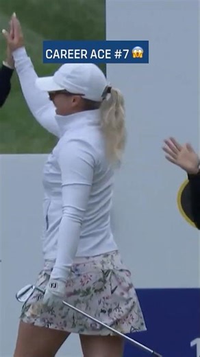 Jodi Ewart Shadoff’s 7th Career Hole-In-One 🤯⛳