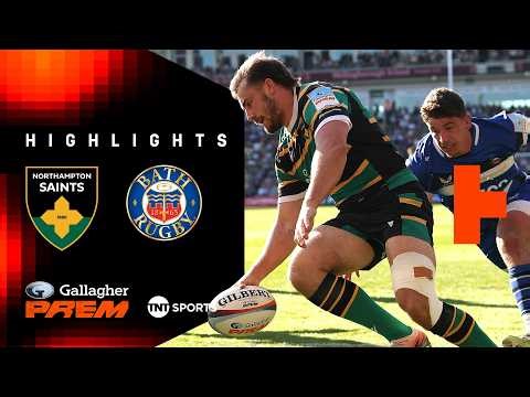 THRILLING TITLE SHOWDOWN 🏆 | Northampton Saints vs Bath | Gallagher PREM Rugby Highlights