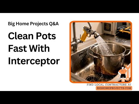 Commercial Pre-Rinse Sprayer Grease-Interceptor Setup