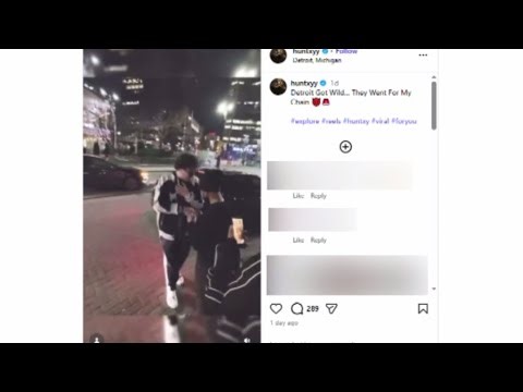 Influencer targeted in attempted chain snatching during downtown Detroit livestream
