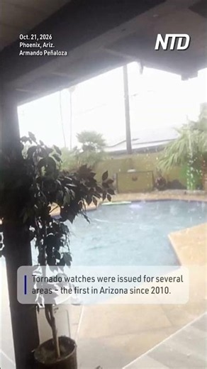 Golf Ball Sized Hailstones Pummel Parts of Arizona in Rare Storm
