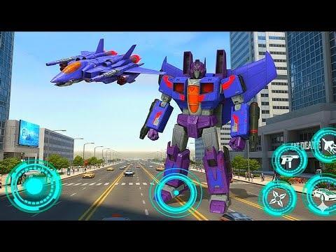 Futuristic Starscream Transformers: Jet Robot City Battle 2025 Part 4 - Android Gameplay