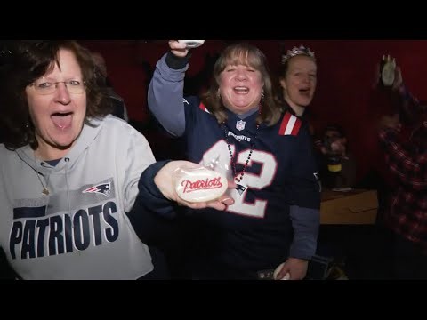 Patriots fans tailgating early in hours before big playoff matchup vs. Chargers