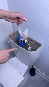 Orange Toilet Tank Hack That Actually Works #lifehack #bathroom