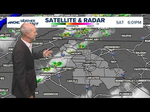 Comfortable weekend with drier air, isolated storm chances