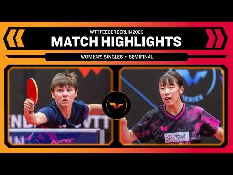 Nina Mittelham vs Rin Mende | WS SF | WTT Feeder Berlin 2026