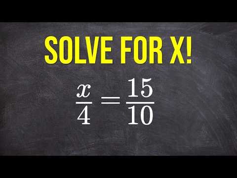 The Easiest Way to Solve Proportion Problems