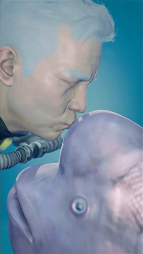 He Found An Injured Fish On The Ocean Floor 😨 #shorts