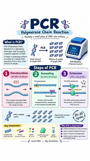 PCR Technique | Polymerase Chain Reaction#PCR #PolymeraseChainReaction #Biology #DNA #Biotech