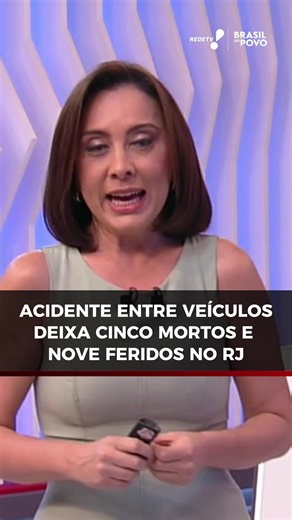 Acidente entre caminhão e carros deixa cinco mortos e nove feridos em rodovia no RJ Quer ver o programa completo? Baixe agora o app RedeTV! Go . . . #RedeTV #BrasilDoPovo #Noticias #RJ #rodovia