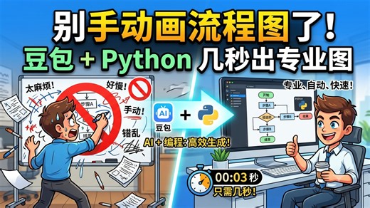 豆包辅助python绘制流程图