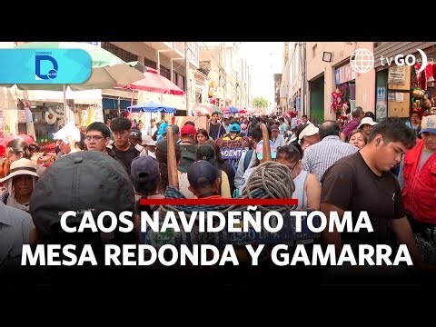 Caos navideño toma Mesa Redonda y Gamarra | Domingo al Día | Perú