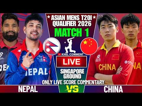 NEPAL VS CHINA | MENS ASIAN GAMES QUALIFIER | LIVE SCORE & COMMENTARY | NEPAL VS CHINA MATCH 1