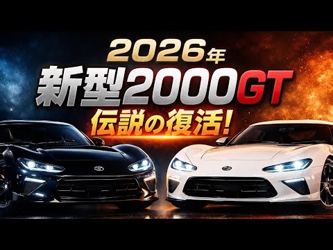2026年 新型2000GT 伝説の復活！Toyota 2000GT 限定500台