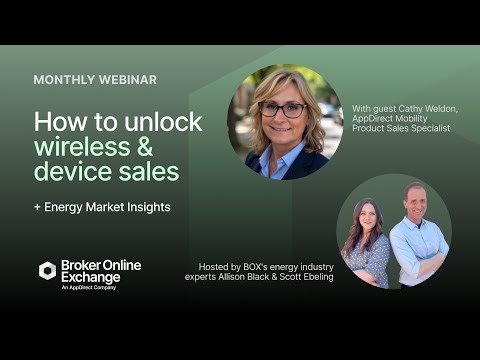 December Webinar: How to Unlock Wireless & Device Sales, plus an Energy Market Update